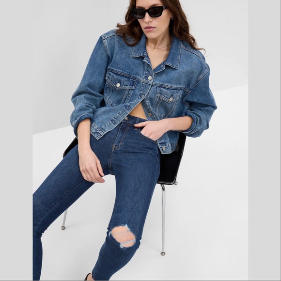 GAP UNIVERSAL JEGGING MID RISE SIZE 27 - Picture 3 of 10